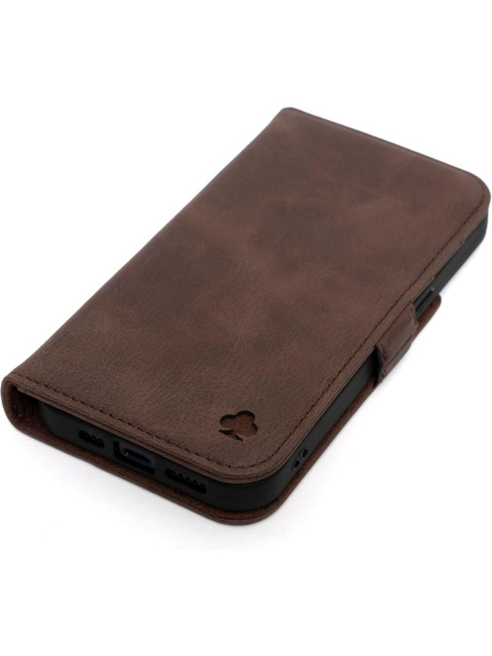 Stylish Brown Leather Wallet Case for iPhone 18 Pro & 17 Pro - Slim & Durable
